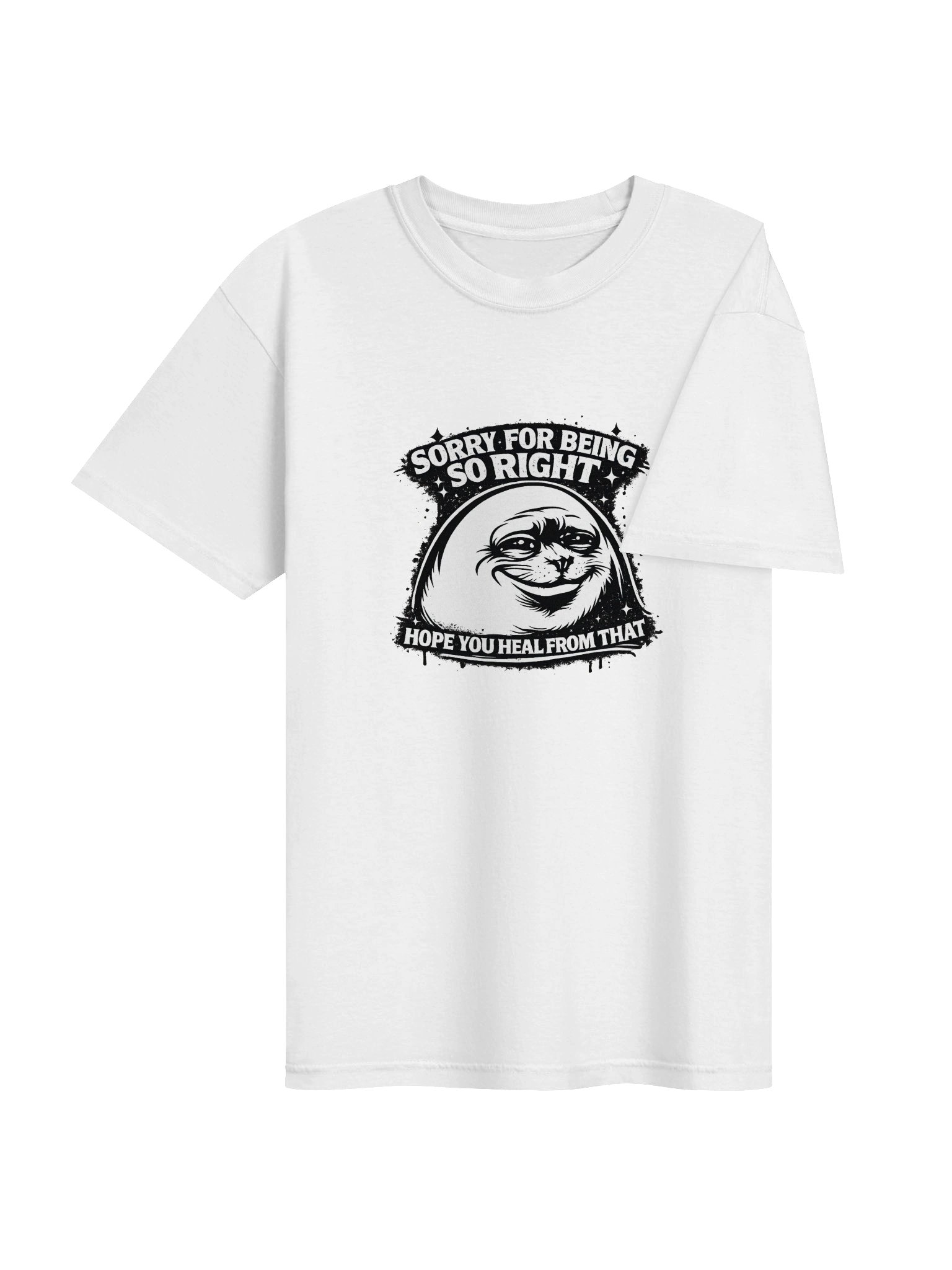 "Sorry For Being So Right" Graphic Tee product image (2)