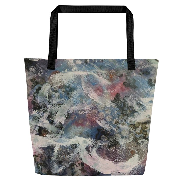 Flourish with Blue Tote Bag product image (2)