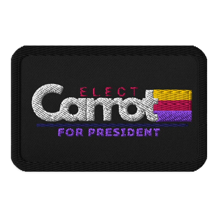 Carrot for President patch product image (1)