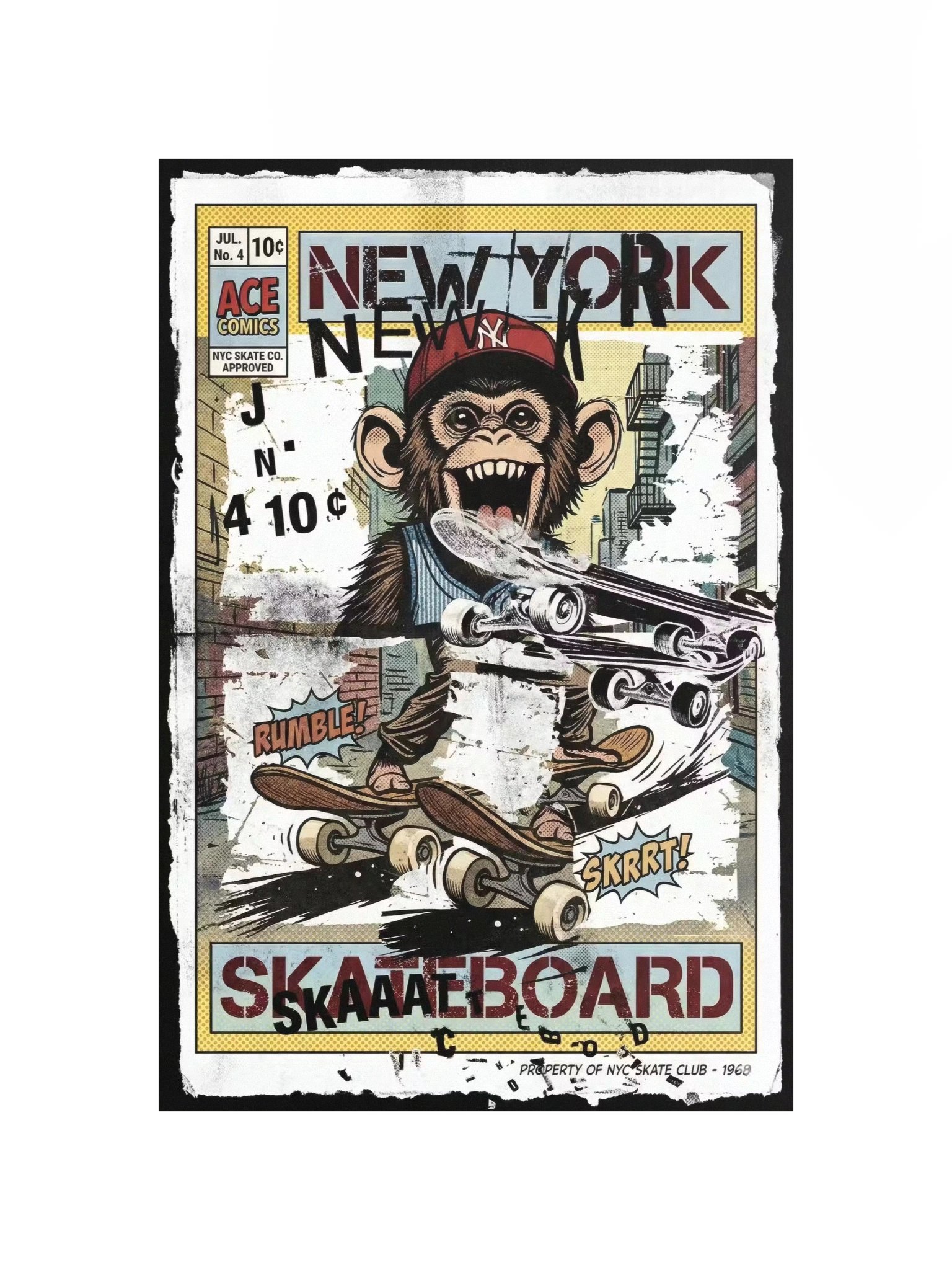 APE-SKATER // ISSUE #12 (VARIANT L - ANALOG GLITCH) product image (11)