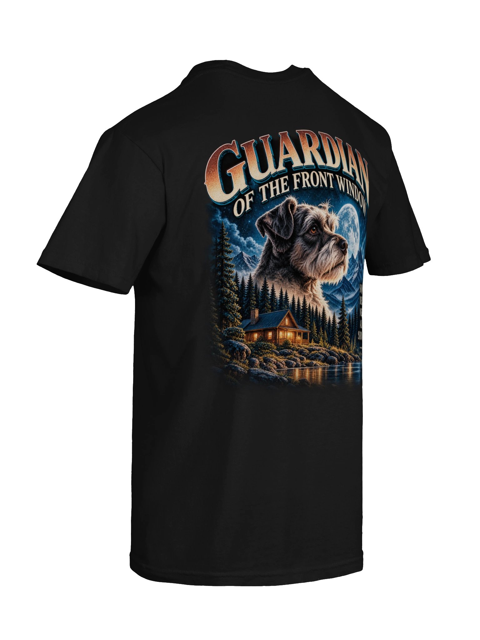 Guardian of the Front Window Dog T-Shirt – Funny Dog Dad & Dog Lover Tee product image (6)