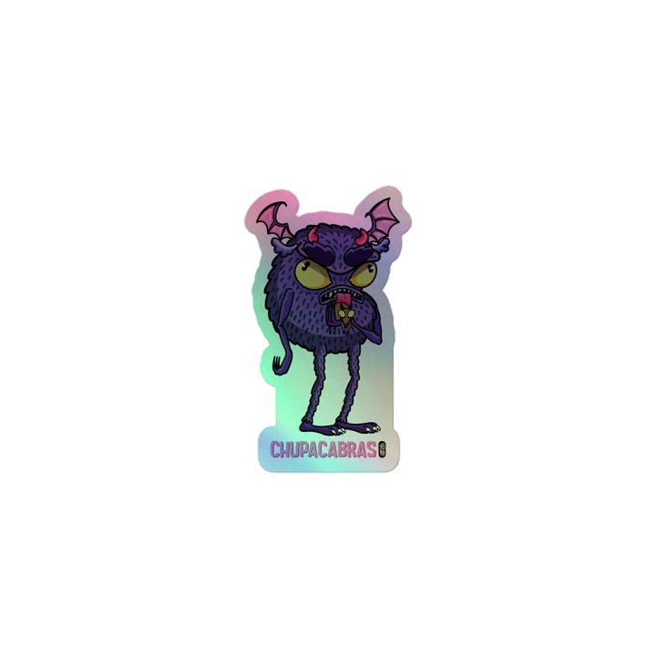Chupacabras - Sticker (Holographic Kiss Cut) product image (1)