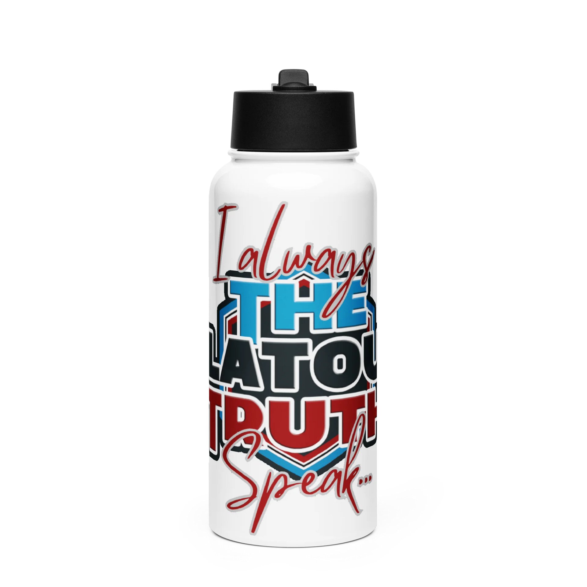 TFOT Blue Hex "Speak" Stainless Steel Sipper product image (1)