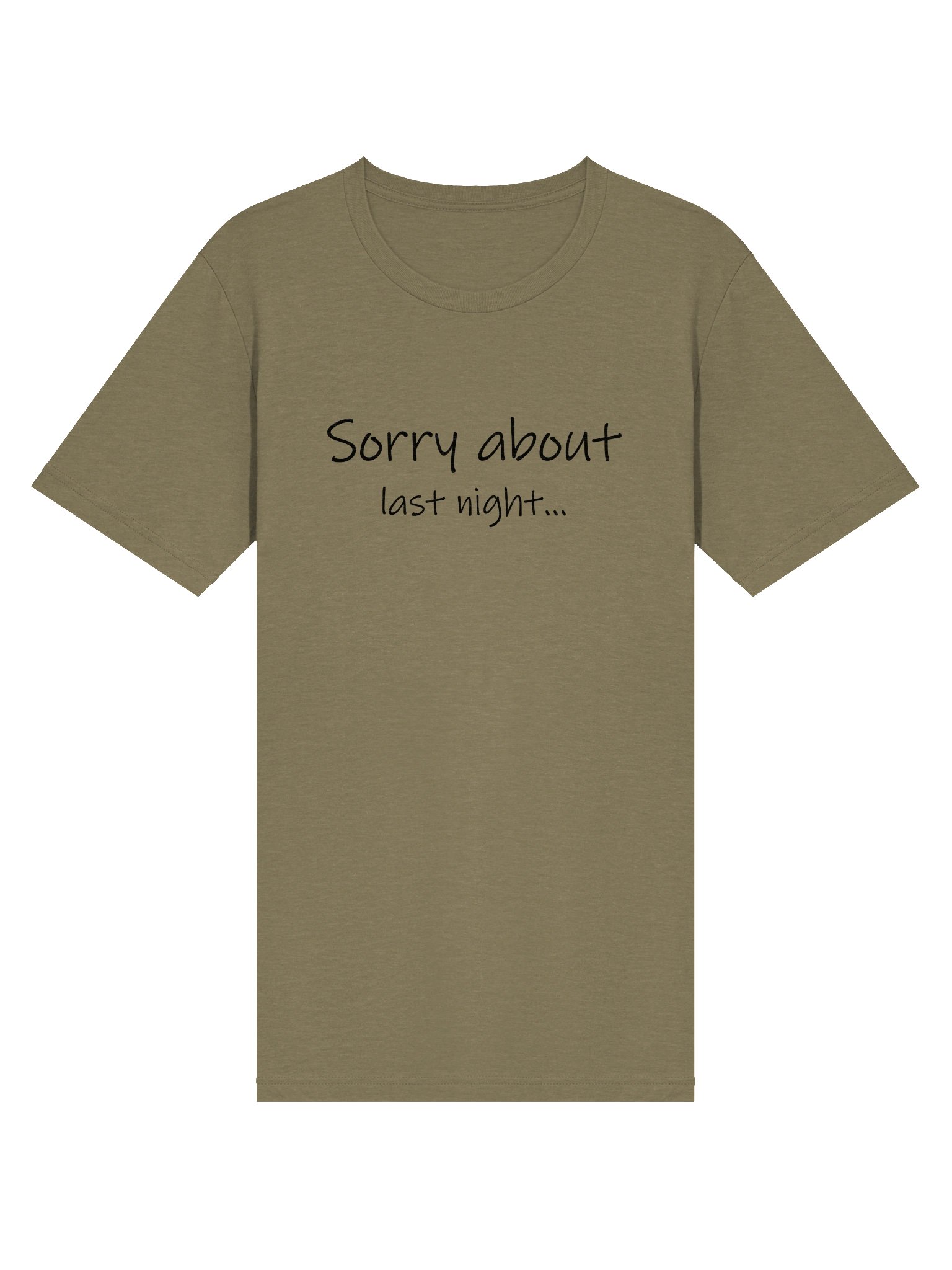 Sorry About Last Night Triblend Tee Lt. product image (20)
