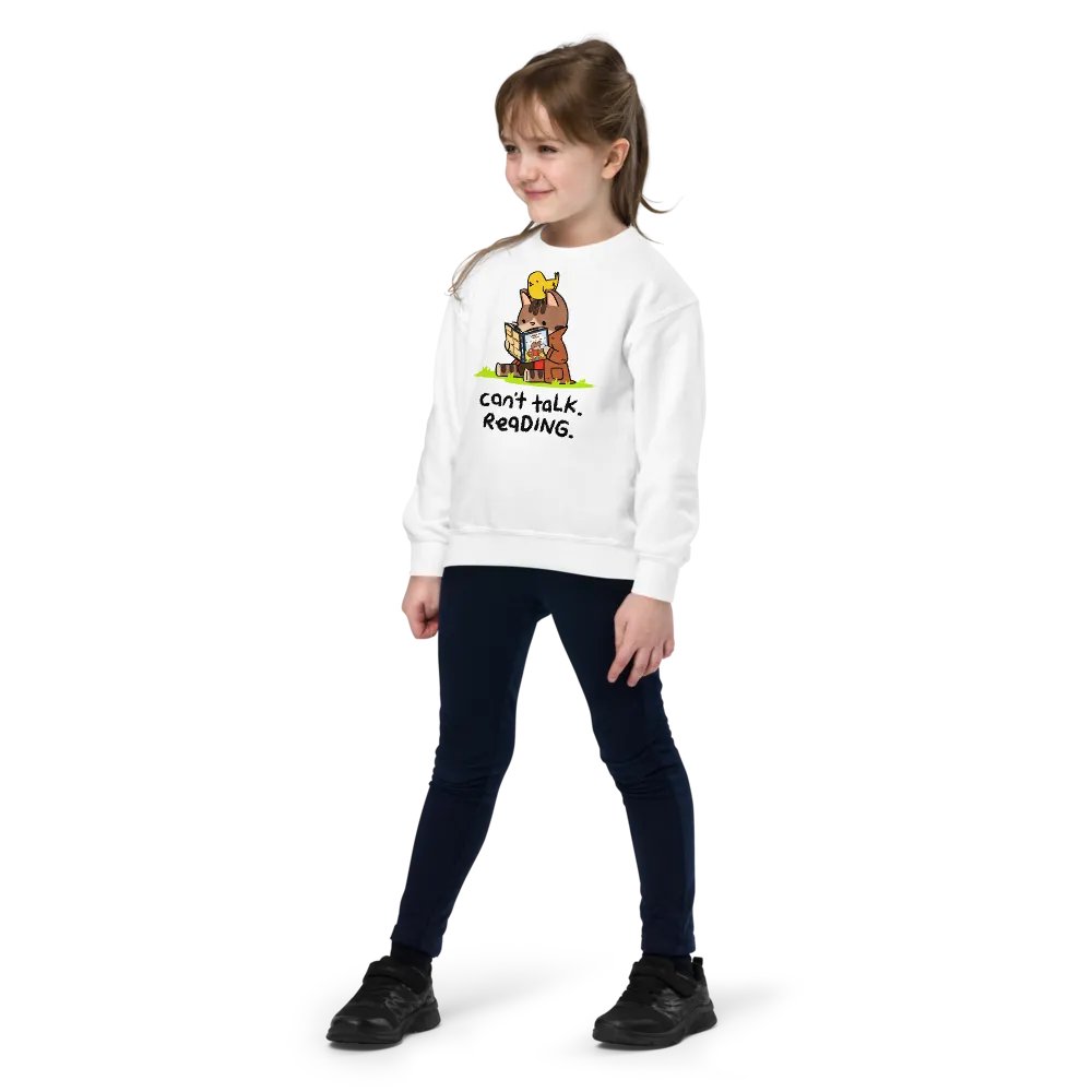 reading sweatshirt (kids) product image (3)