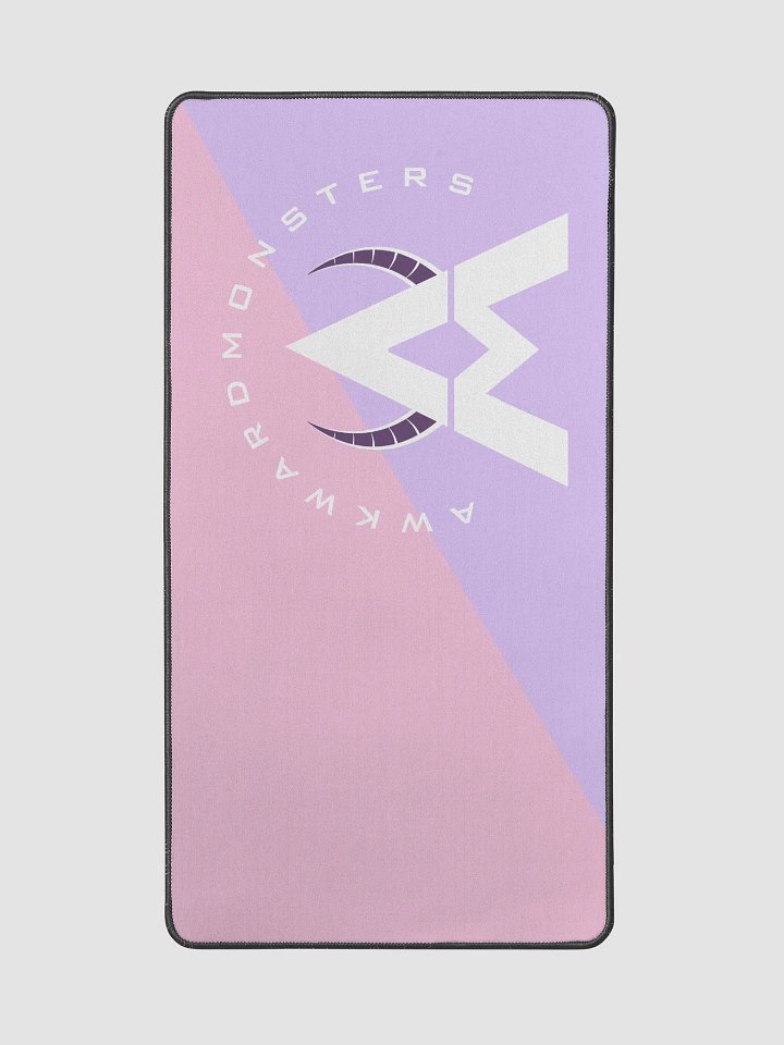 AM Fancy Logo Desk Mat Pink/Purple product image (2)