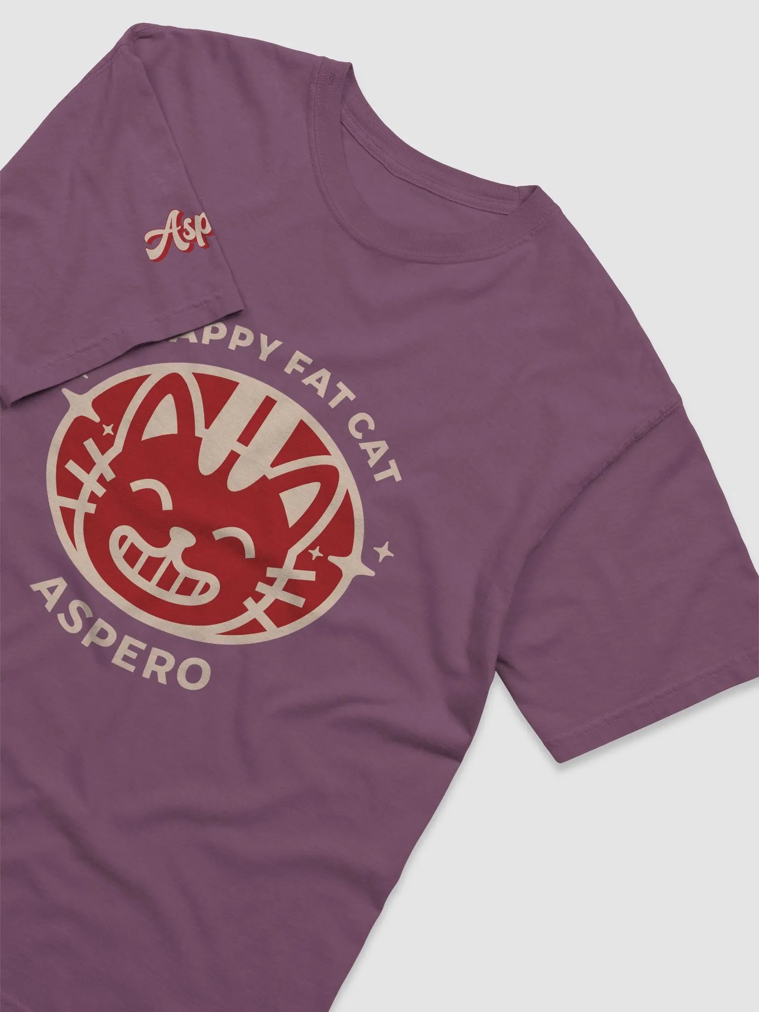 Happy Fat Cat Smiley T-Shirt product image (23)