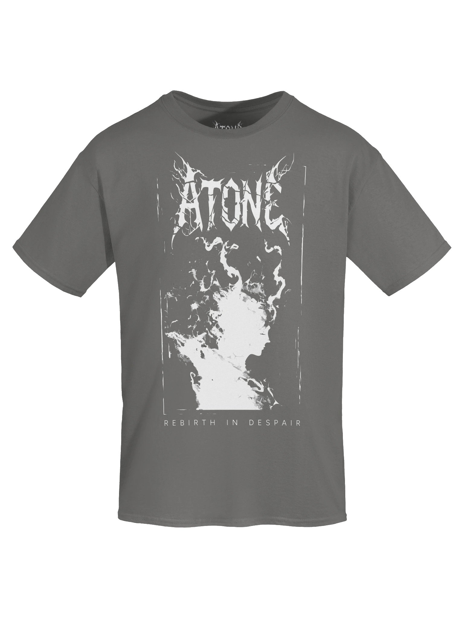 REBIRTH IN DESPAIR - Grey & White T-Shirt product image (5)