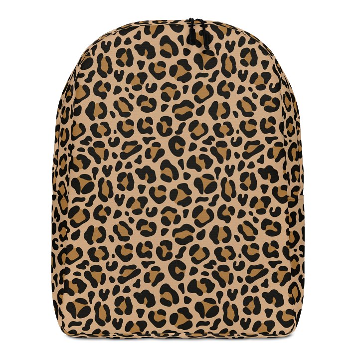 Trendy Leopard Print Backpack for Fashionable Outings product image (1)