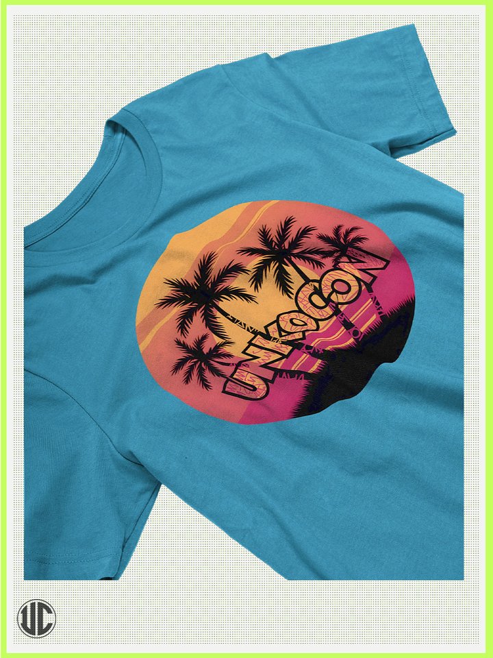 Sunset Mirage – UnkoCon Palm Tee product image (2)
