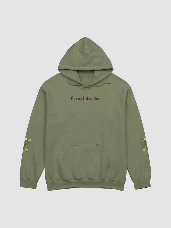 forest dweller hoodie (dark text) product image (1)