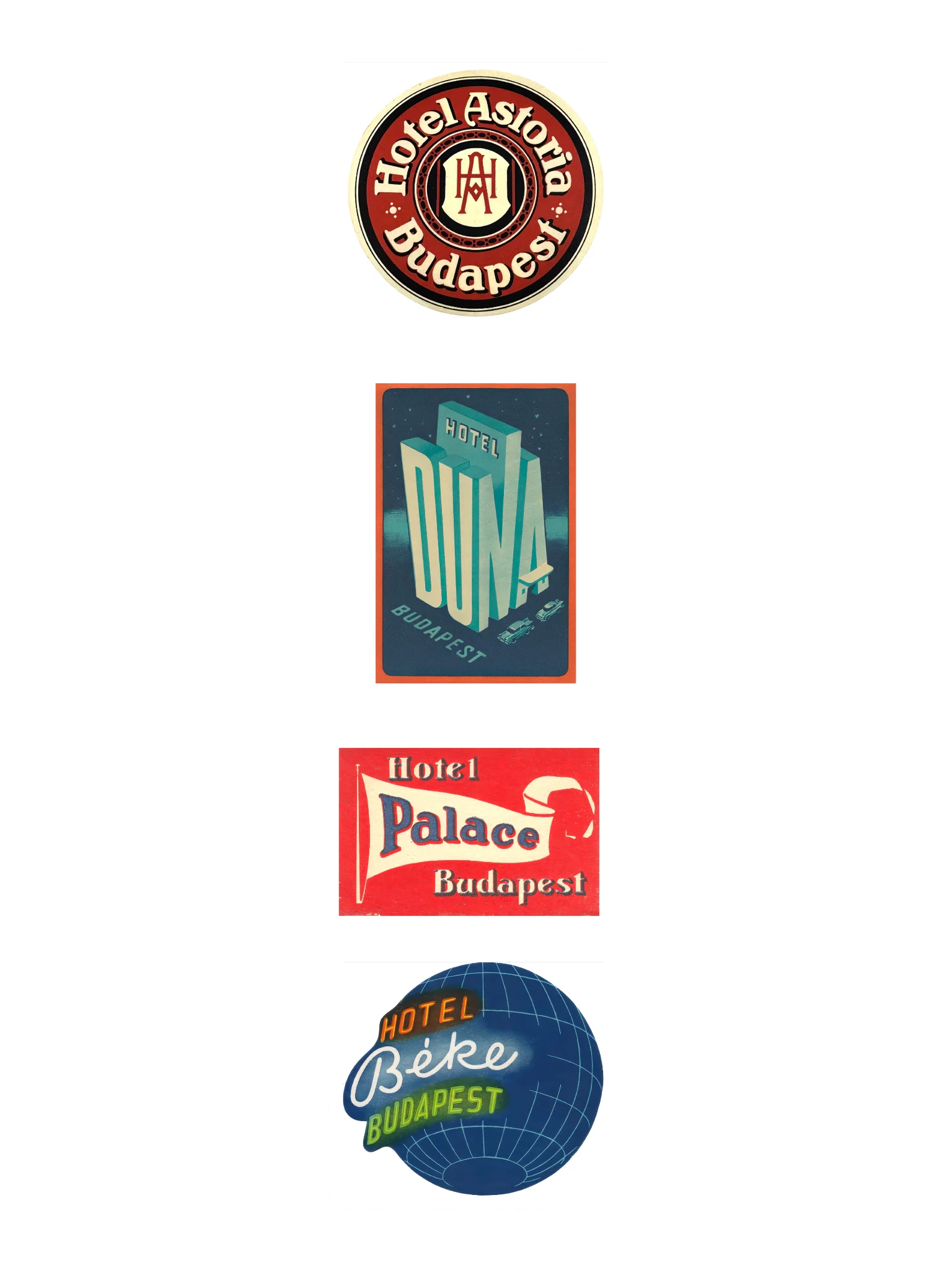 Budapest Hotel Stickers-Set 2 product image (3)