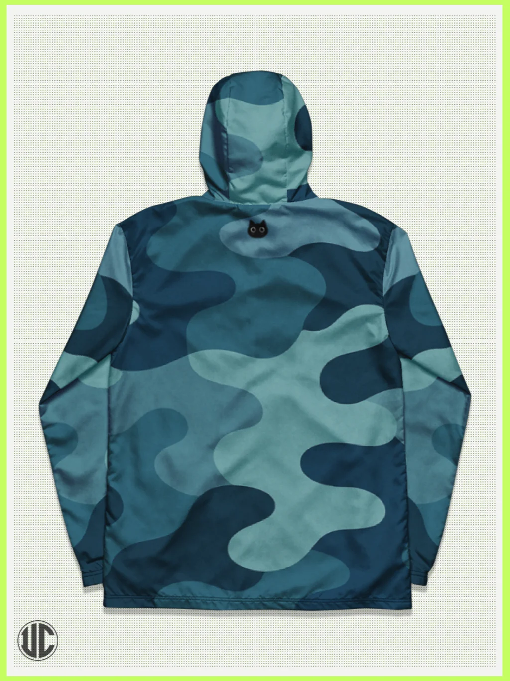 Zahra's Ocean Wave Camo - Windbreaker product image (2)