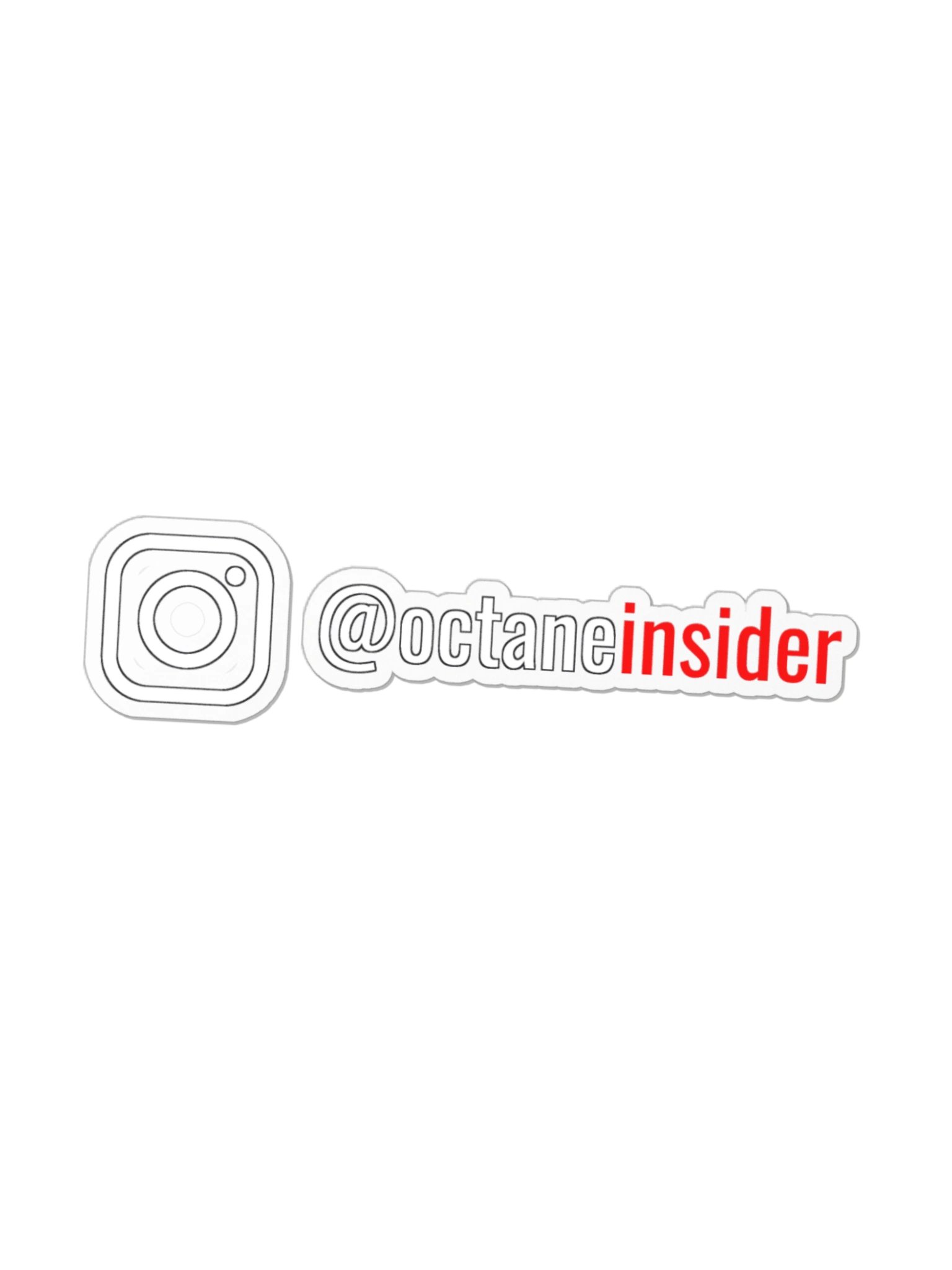 Instagram Handle Decal — @OctaneInsider product image (1)