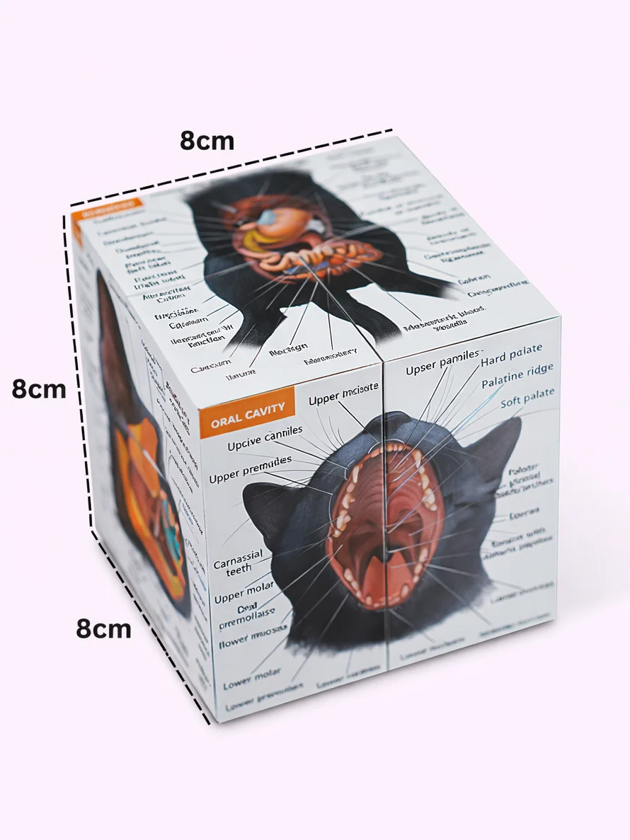 Anatomy Study Cubes (Feline & Human) product image (4)