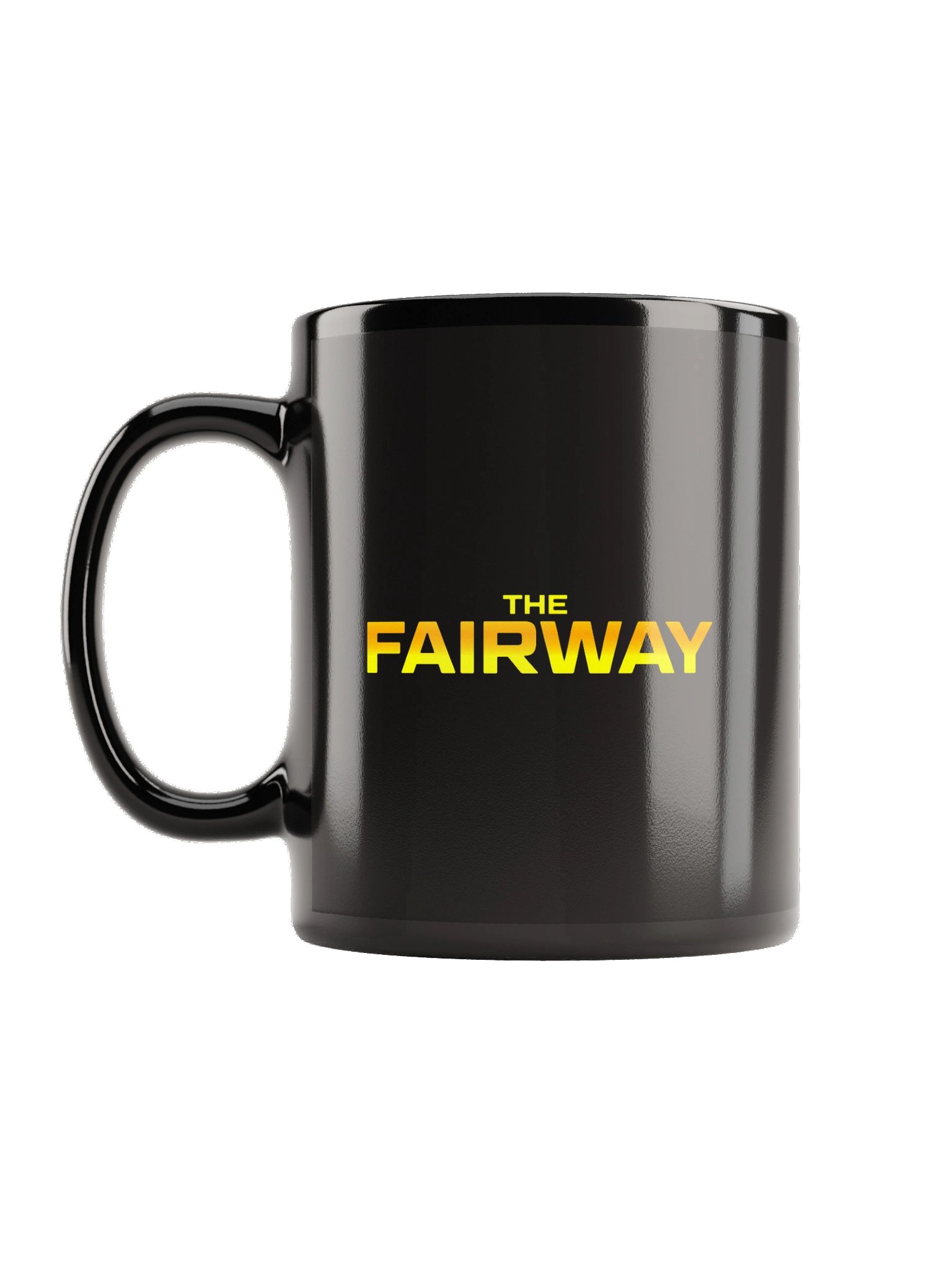 Down the Middle Black Mug product image (1)