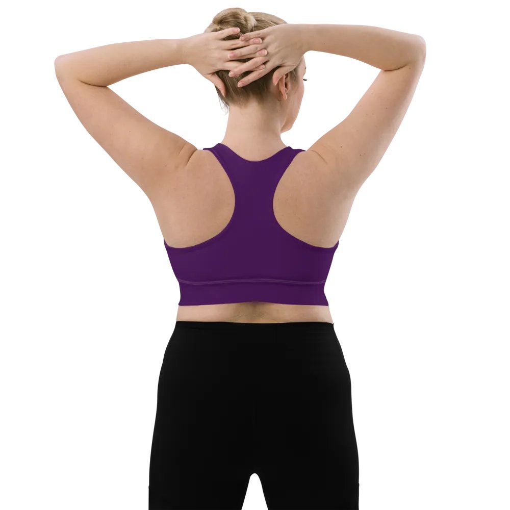 Plum Longline Sports Bra product image (2)