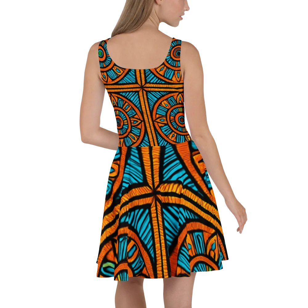'Philius' Symmetric Mandalas Skater Dress product image (4)