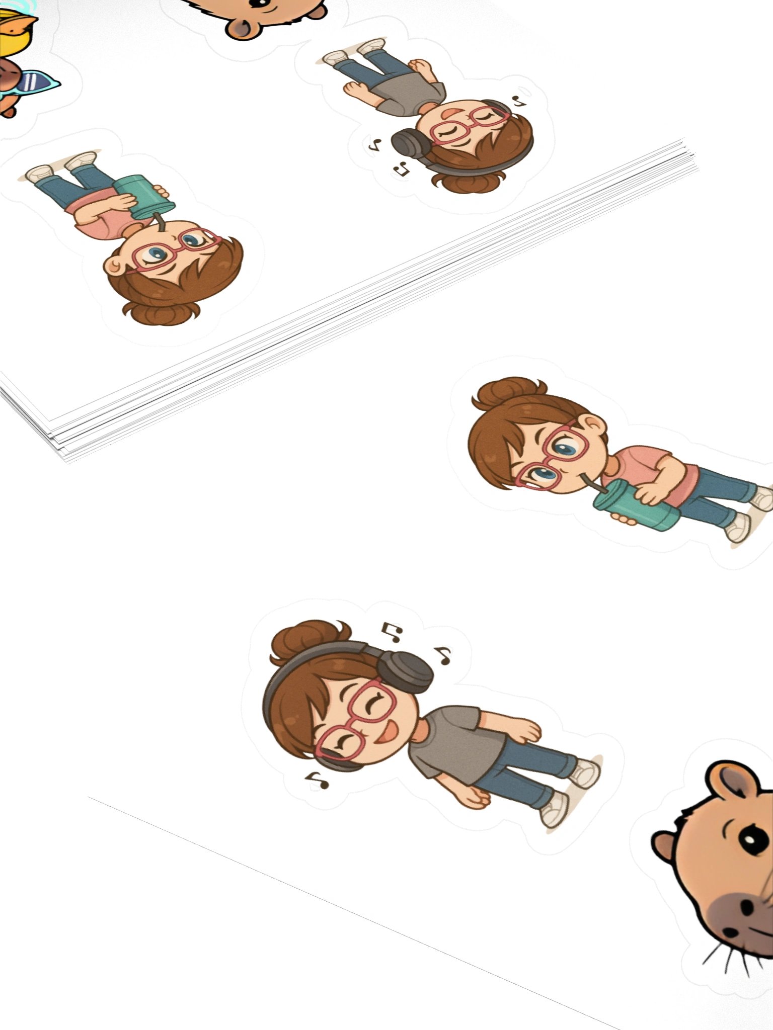 Capybara Stickers Sheet 2 product image (7)