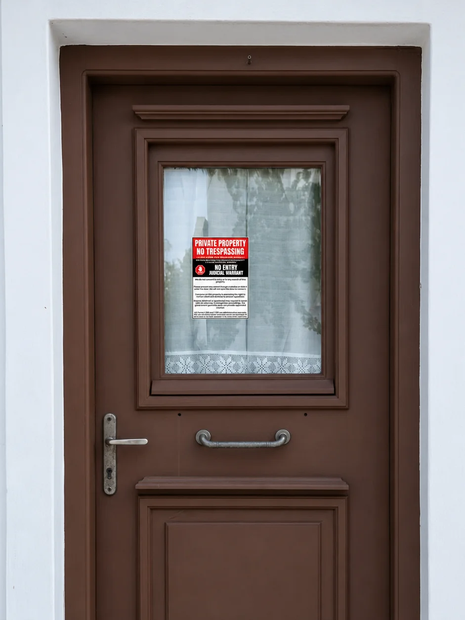 No ICE Decal For Home or Business product image (2)
