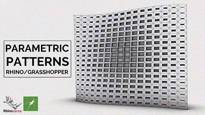 Parametric Architectural Pattern Design Grasshopper Rhino Files Download product image (1)