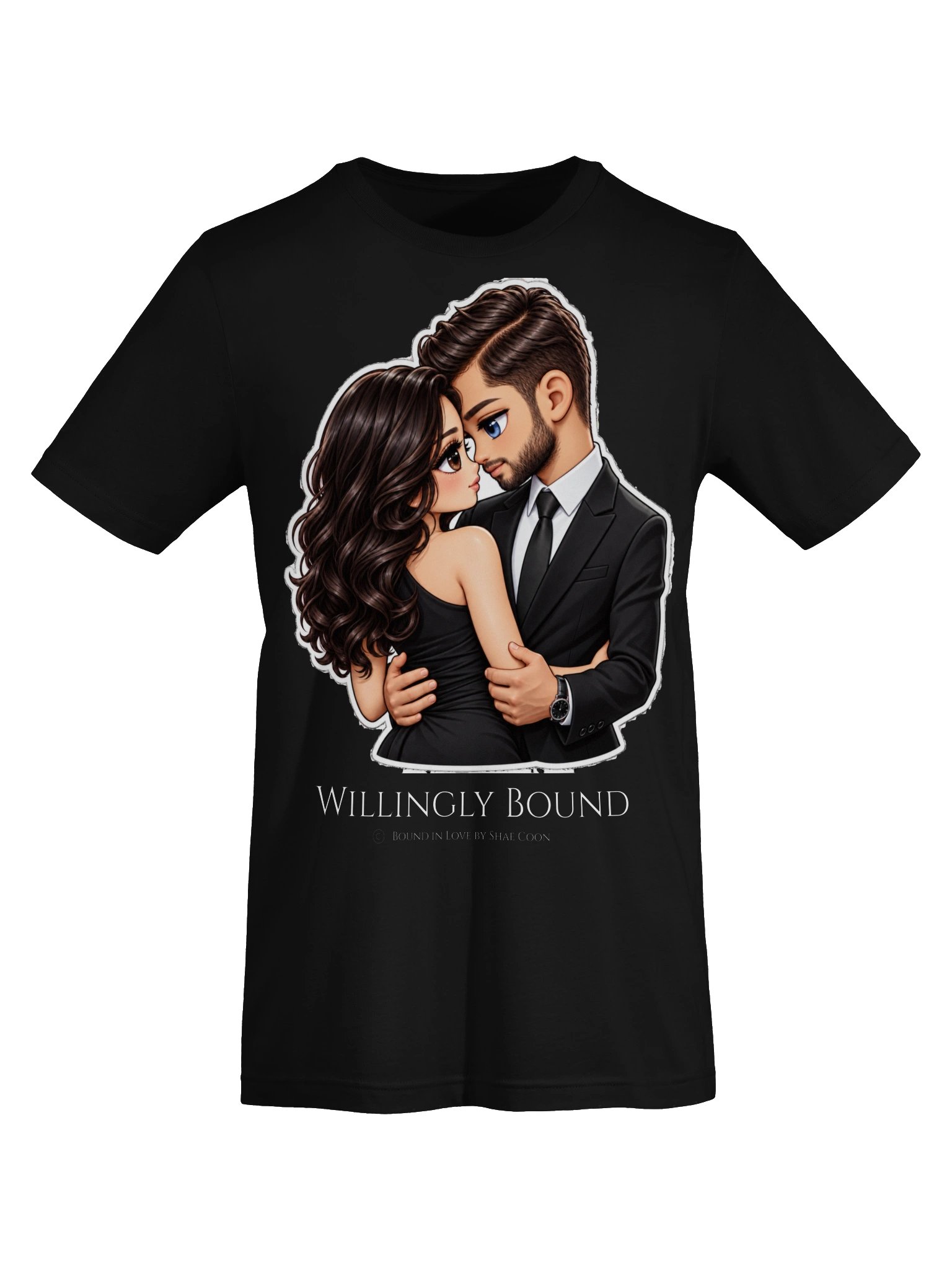 "Willingly Bound" - Chibi Couple Graphic Tee product image (5)