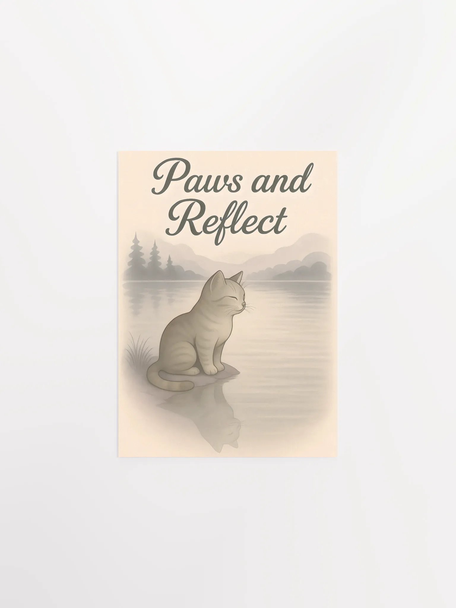 Reflect Cute Cat Motivational Poster product image (1)