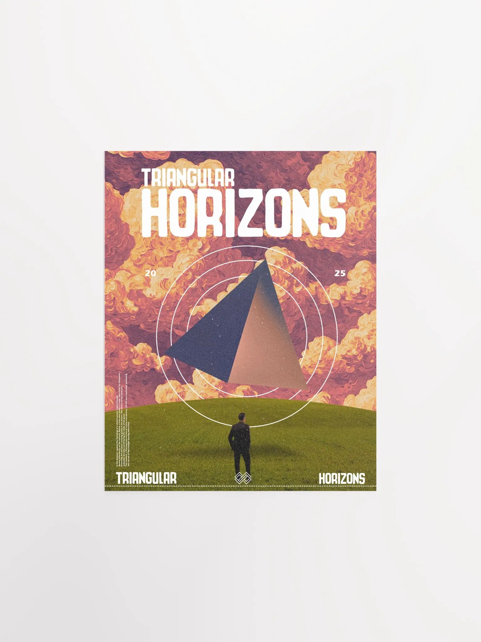 Triangular Horizons Enhanced Matte Paper Poster product image (2)