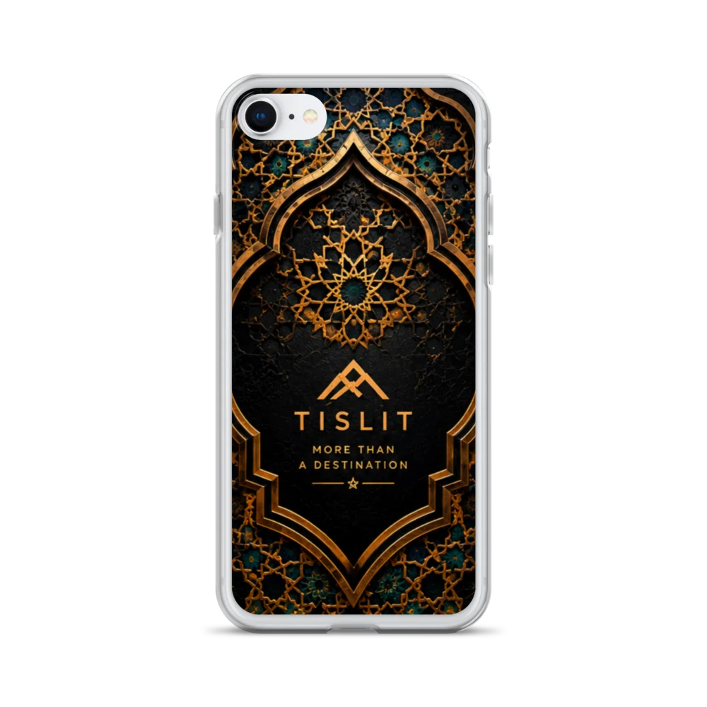 Moroccan Royal Elegance – Black & Gold iPhone Case product image (1)