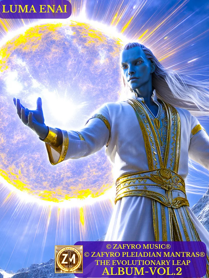 ALBUM-VOL.2 (MUSIC) - LUMA ENAI - (© ZAFYRO PLEIADIAN MANTRAS®) - Sacred Chants - The Evolutionary Leap product image (1)