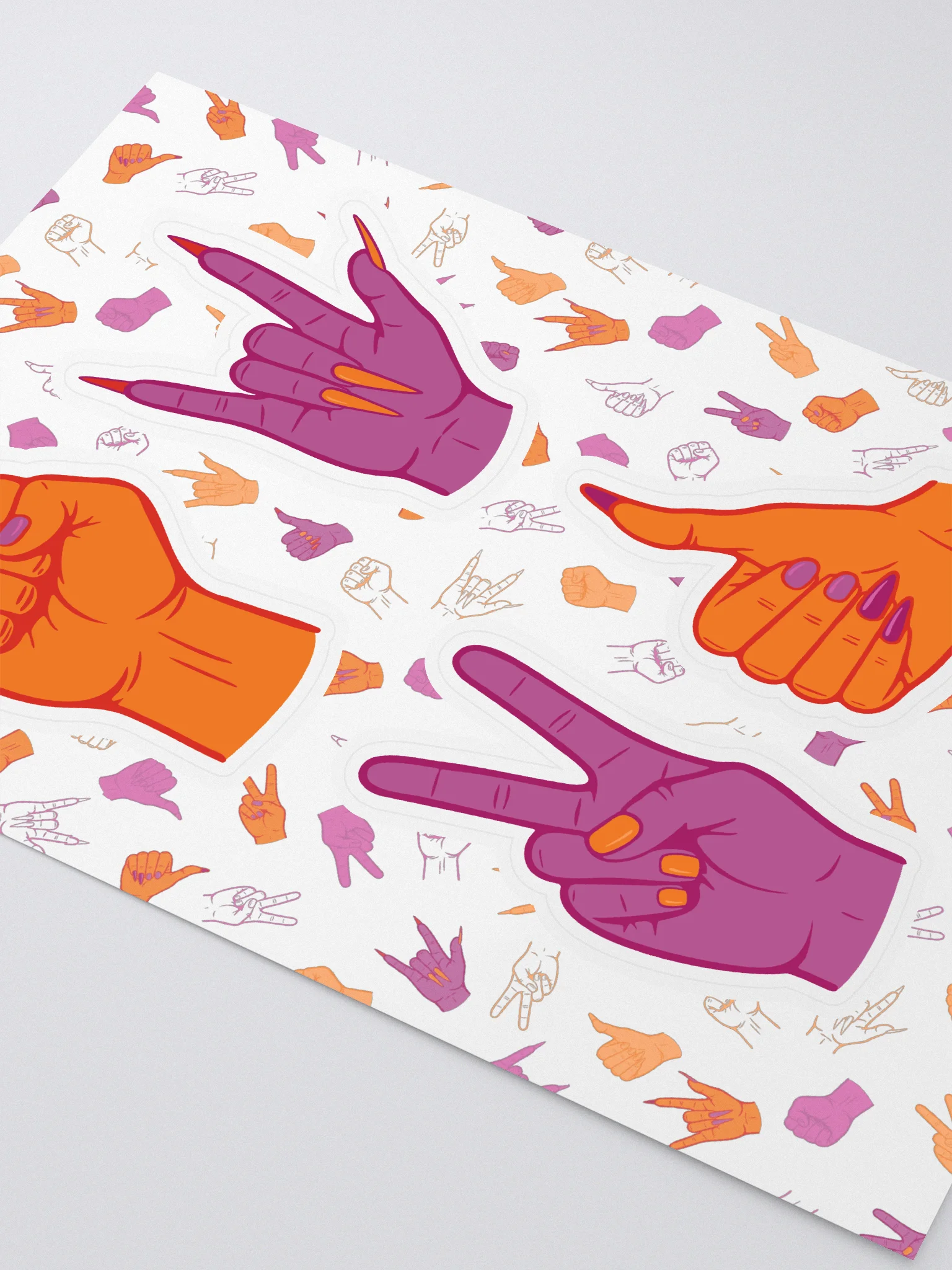 Hand Stuff Sticker Sheet product image (2)