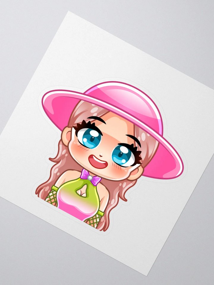 Alyssa_Plays04 (Smiling mouth open) Png-tuber sticker product image (2)