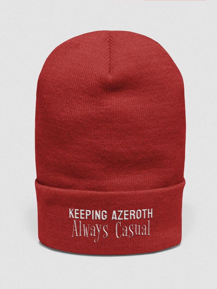 Keeping Azeroth Casual - Pixel Purrfection Beanie product image (1)
