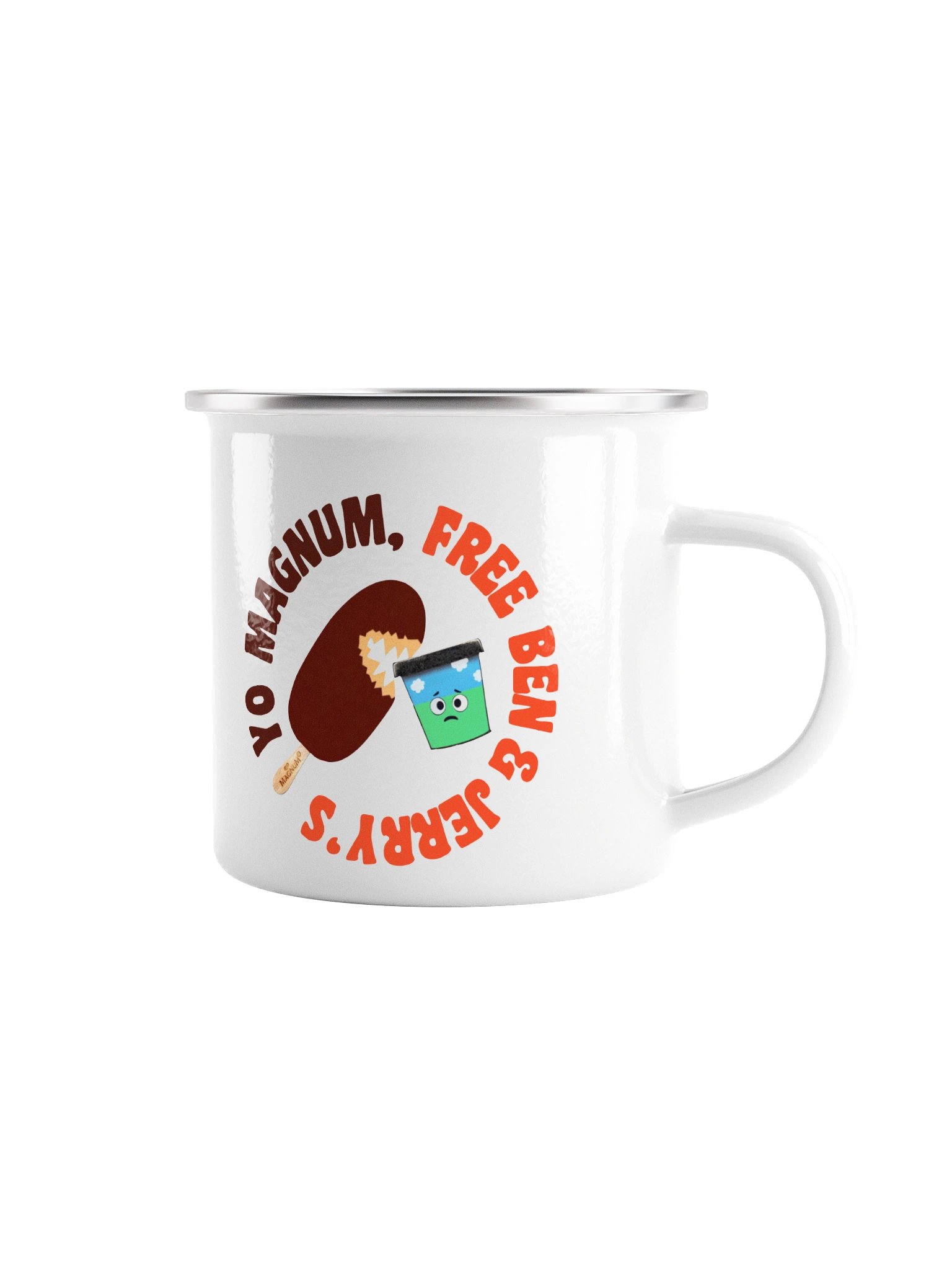 Free Ben and Jerry's Enamel Mug product image (1)