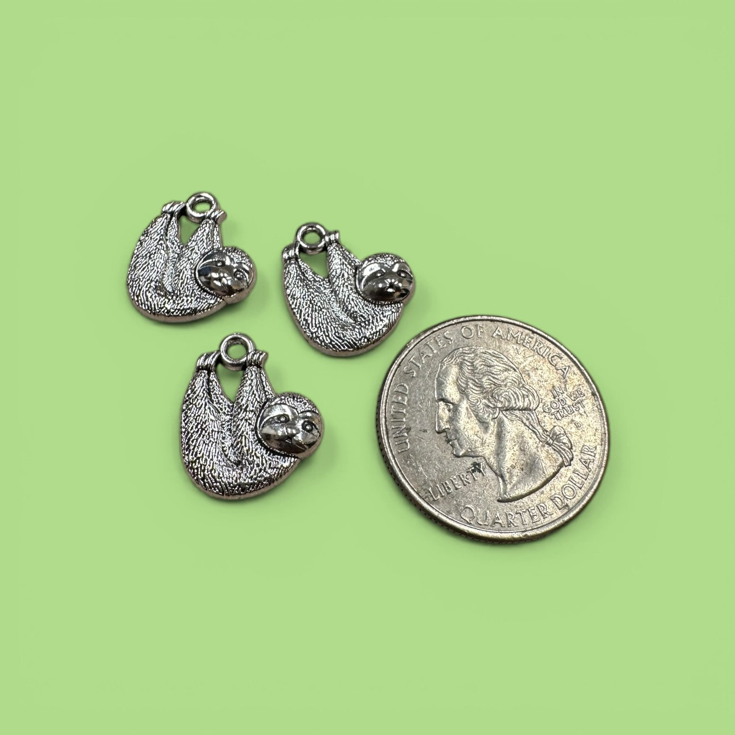 Sloths Silver Whinny Winners Braid and Bridle Charms for Horses | Little Shop of Ponies product image (1)