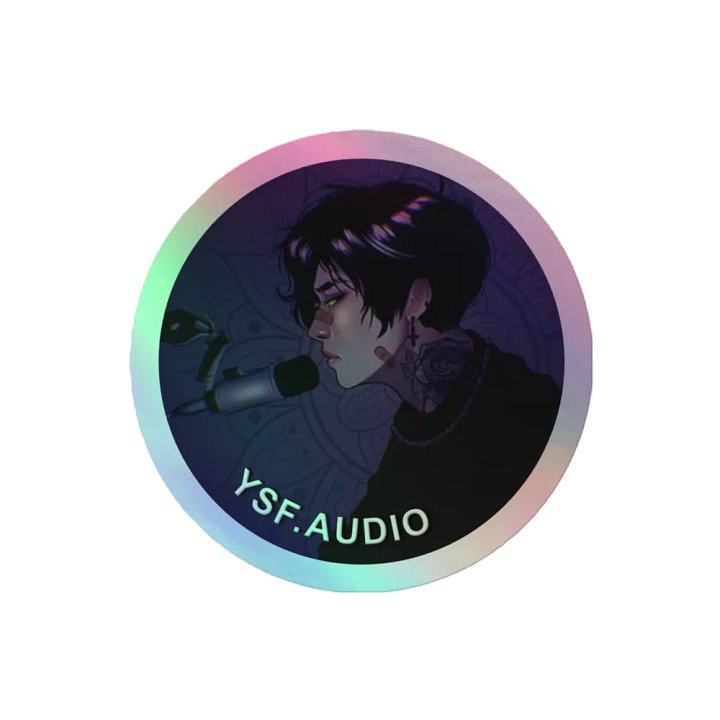 Classic YSF Circle Sticker (Holographic Sticker Collection) product image (2)
