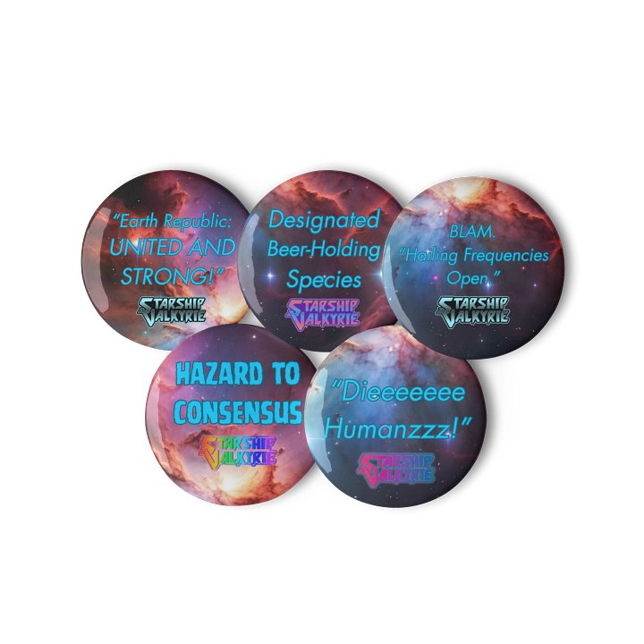 Starship Valkyrie Battle Buttons (Collection 1) product image (3)