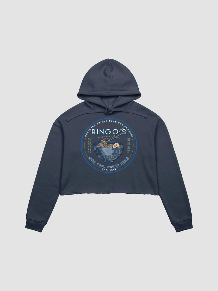 Ringo's Handmade Noodles Crop Hoodie | Blue Eye Samurai Inspired Sweatshirt product image (2)