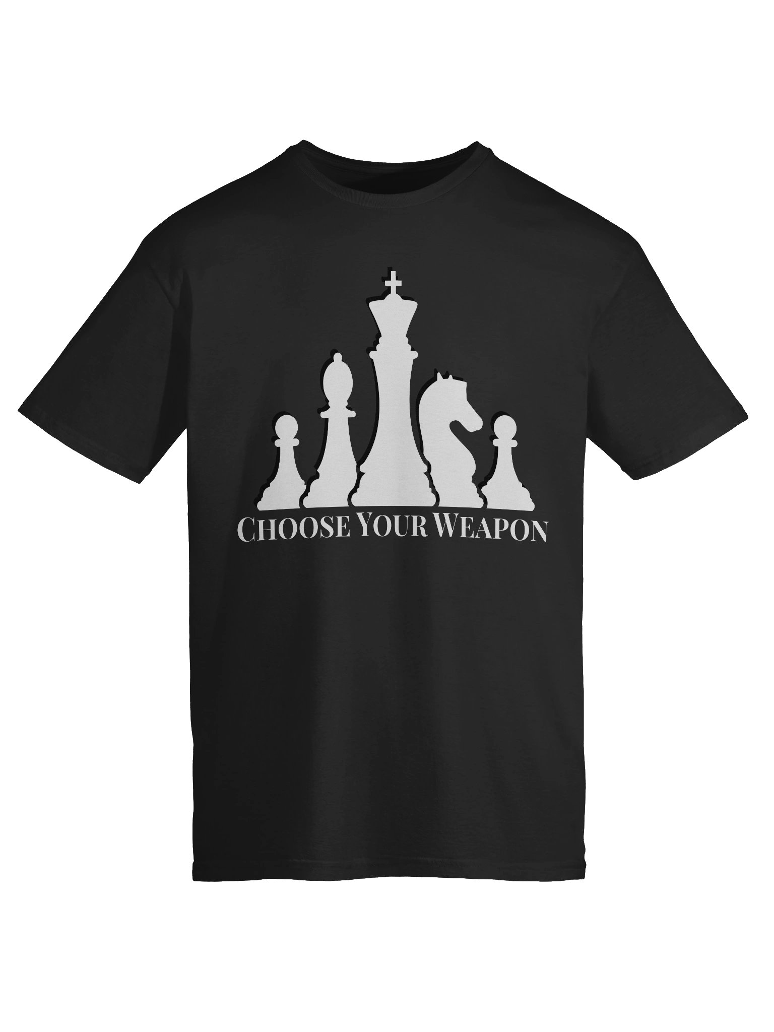 Choose Your Weapon Chess T-Shirt product image (9)