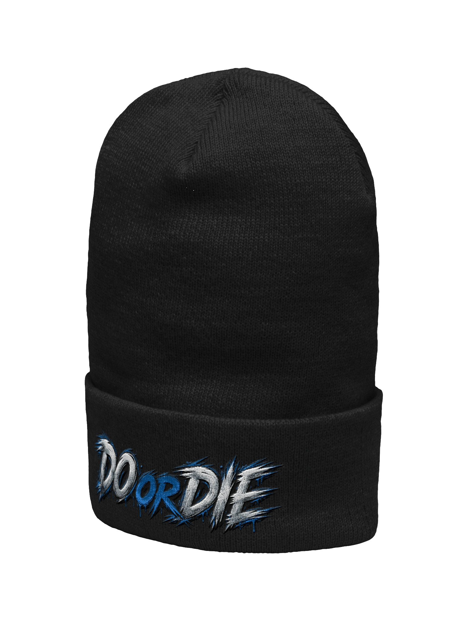 DO OR DIE Graffiti Cuffed Beanie - Blue product image (2)