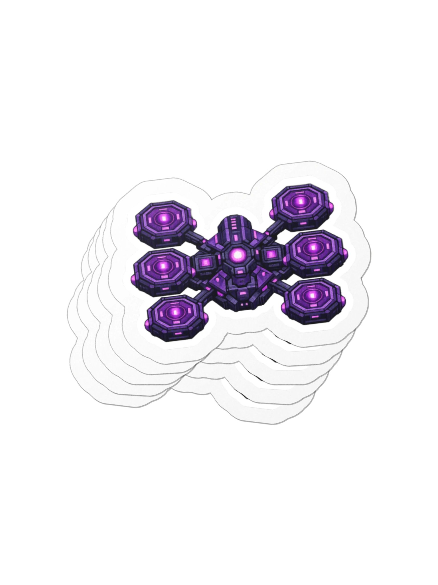 Sector Defense Violet Phantom Die-Cut Sticker product image (3)