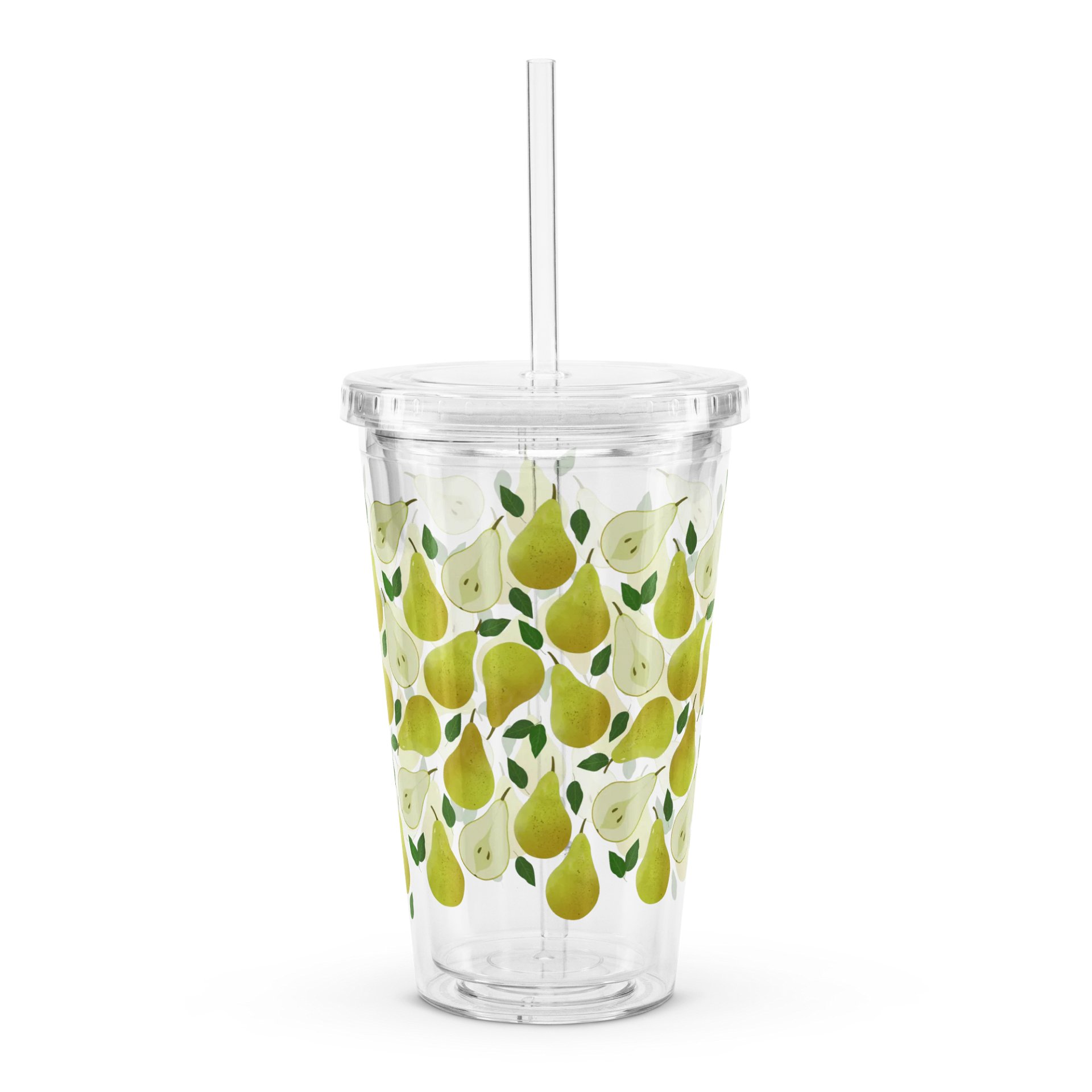Pear Pattern 16 oz Tumbler, Green product image (4)