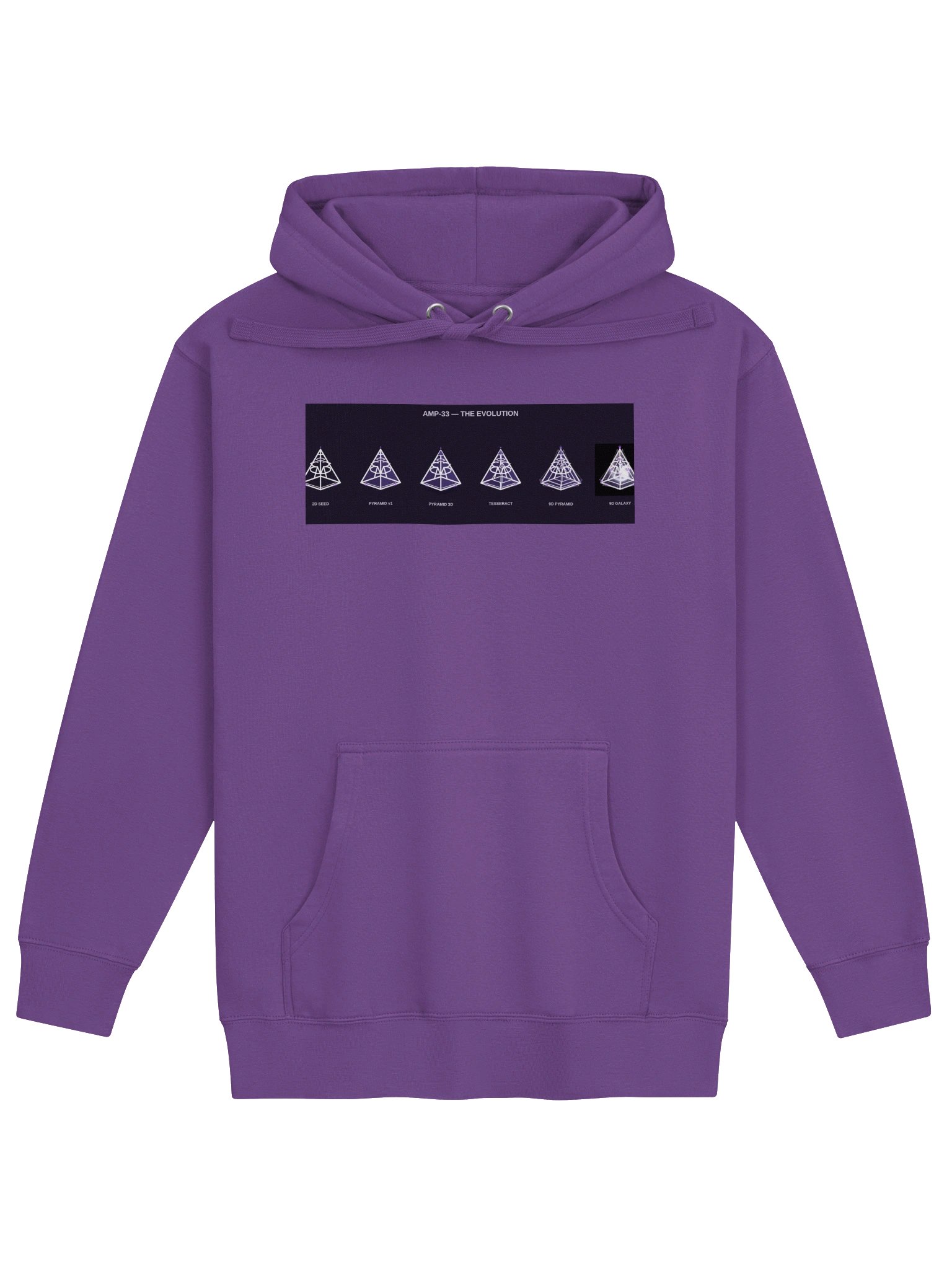 AMP-33 — The Evolution Hoodie — Purple product image (1)