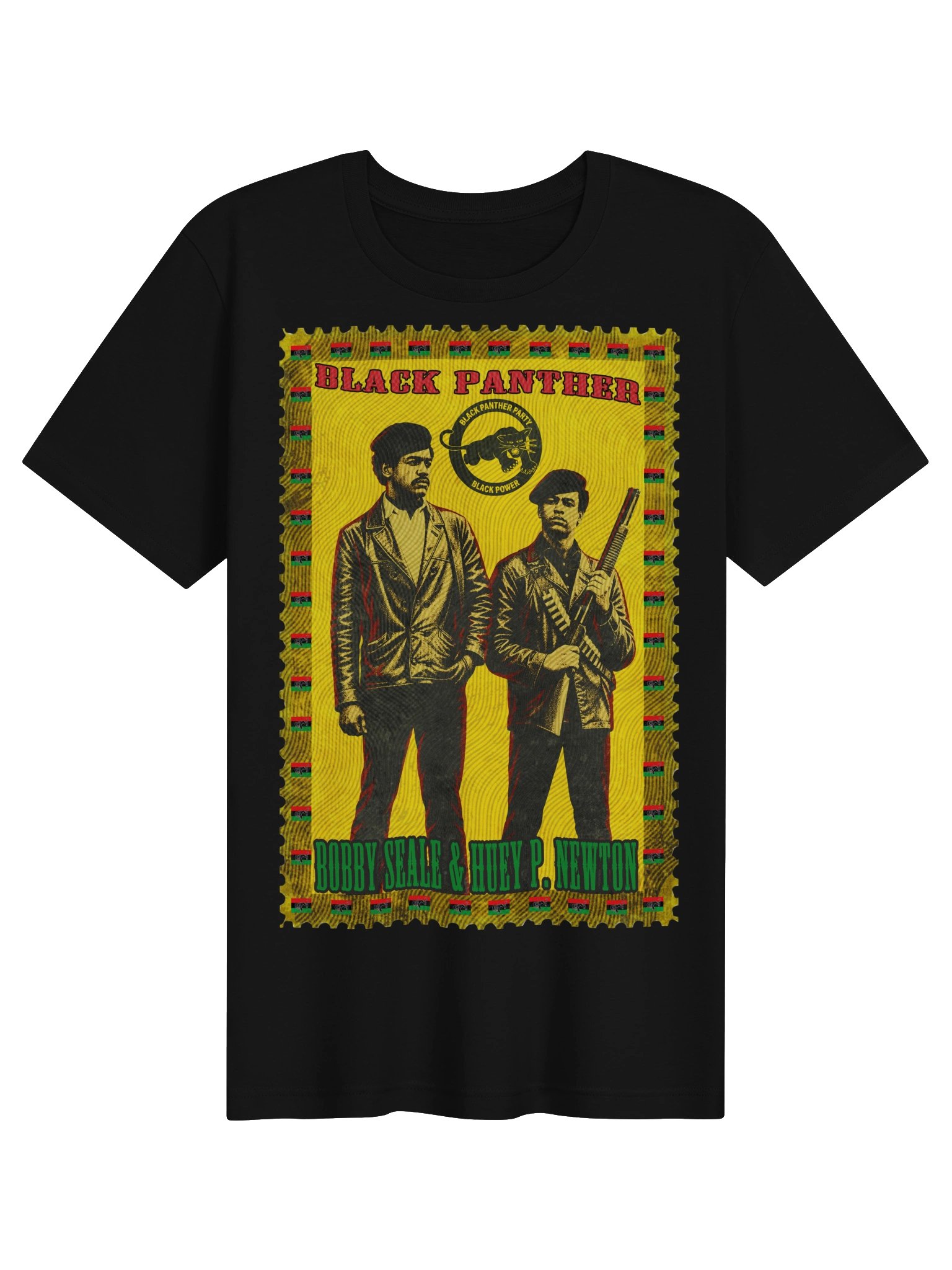 Black Panther Party Tee | Bobby Seale & Huey Newton product image (3)