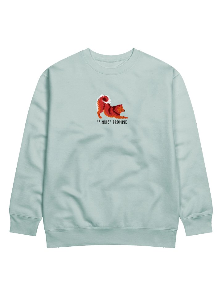 Finkie Promise Sweatshirt (Embroidered) of a Finnish Spitz(Red) product image (43)