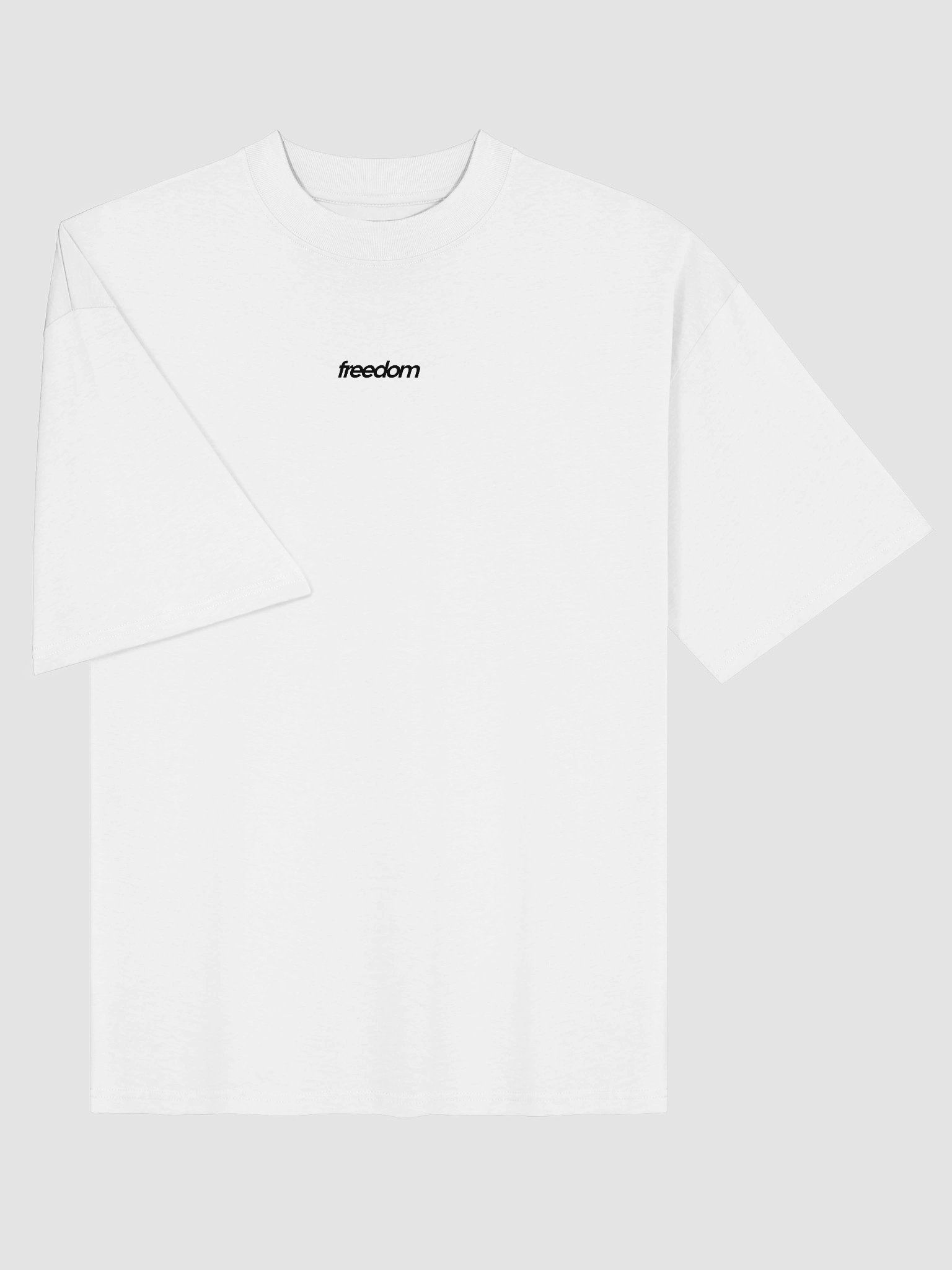 Oversized Freedom Tee B&W product image (5)