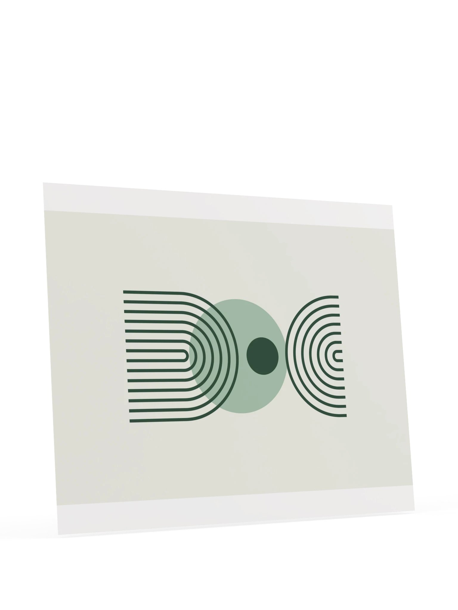 Green Line Arch Print | Boho Bathroom Wall Art product image (11)