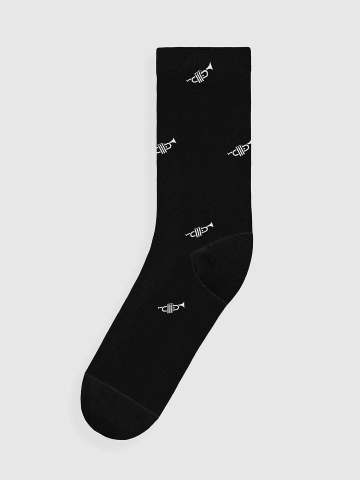 Trumpet Socks - Micro Pattern (black) product image (1)
