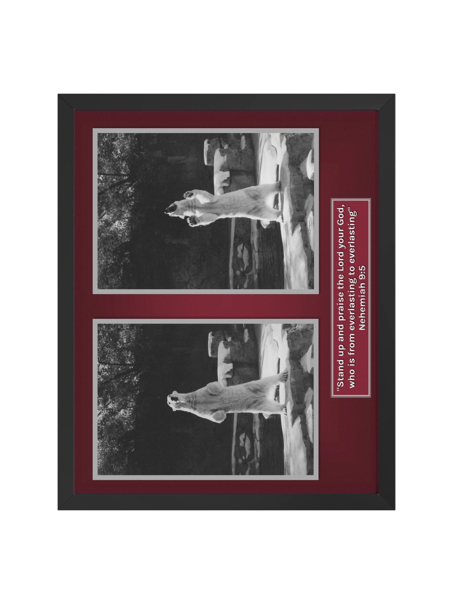 Vibrant Ayous Wood Framed Poster - Stand & Shout product image (2)