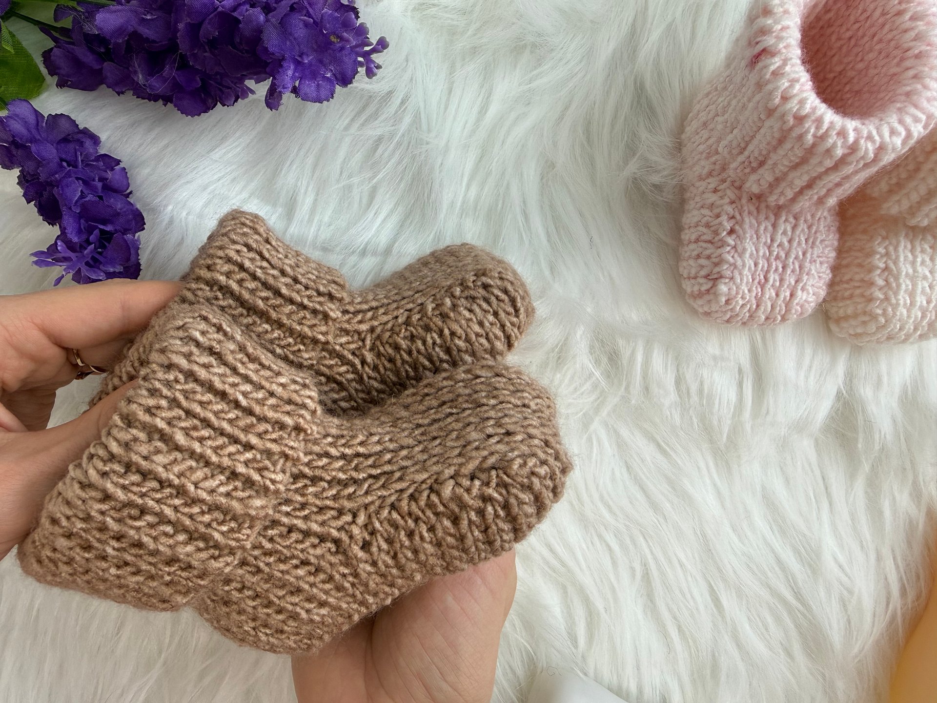Crochet Ribbed Baby Booties Pattern product image (6)